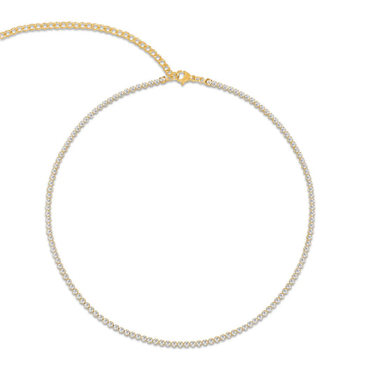 Camden Tennis Choker - Gold