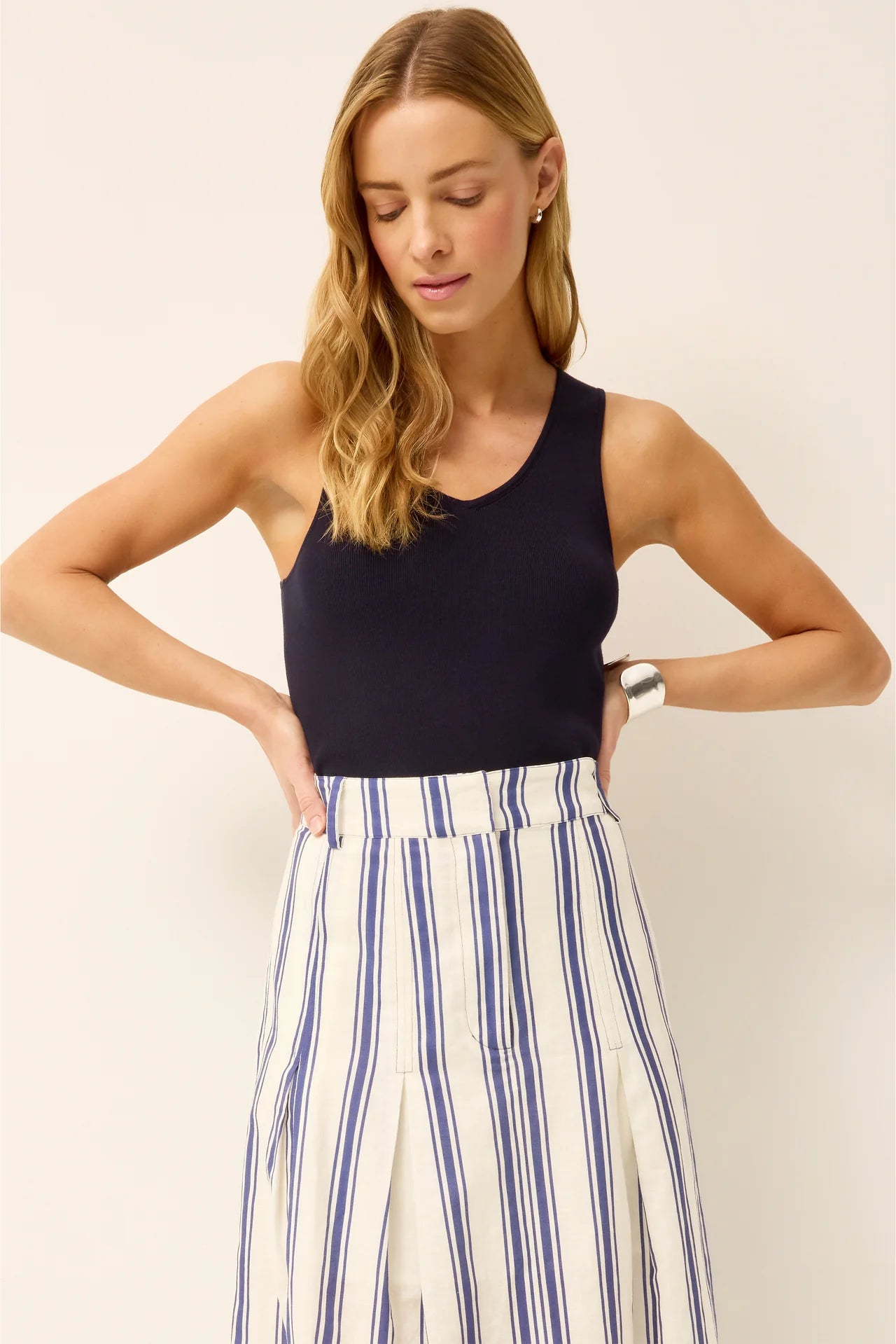 Faith Sailor Stripe Skirt