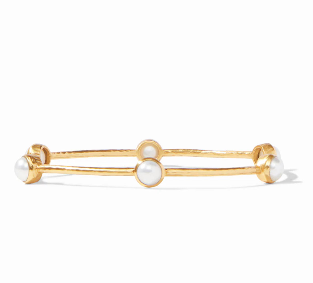 Milano Luxe Bangle - Pearl - S