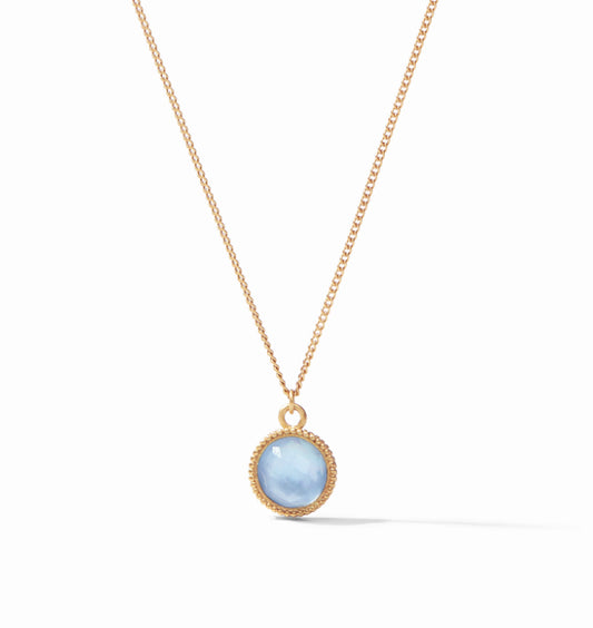 Fleur-de-Lis Solitaire Necklace