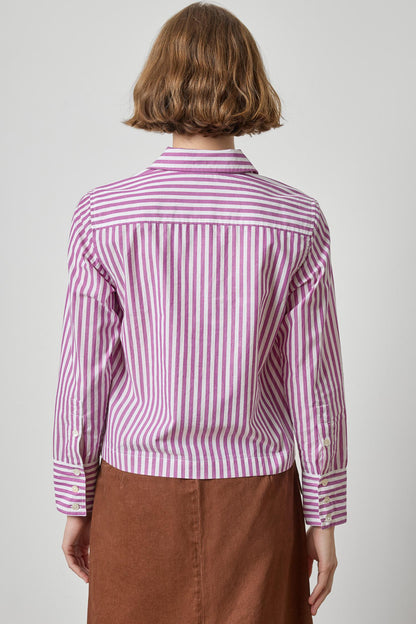Straight Fit Short Button Down