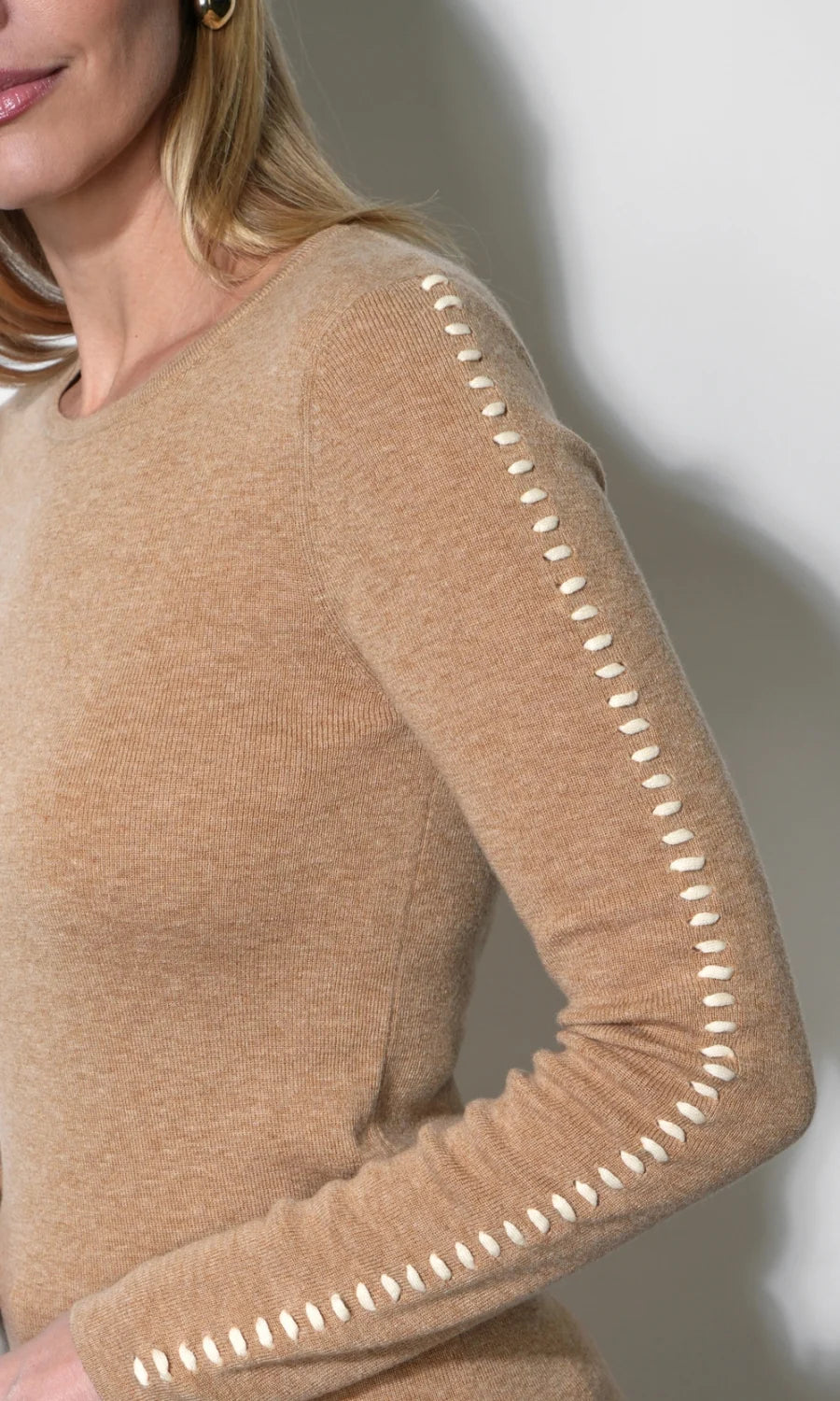 Clementine Whip Stitch Knit Top