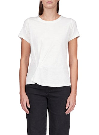 Twist front tee