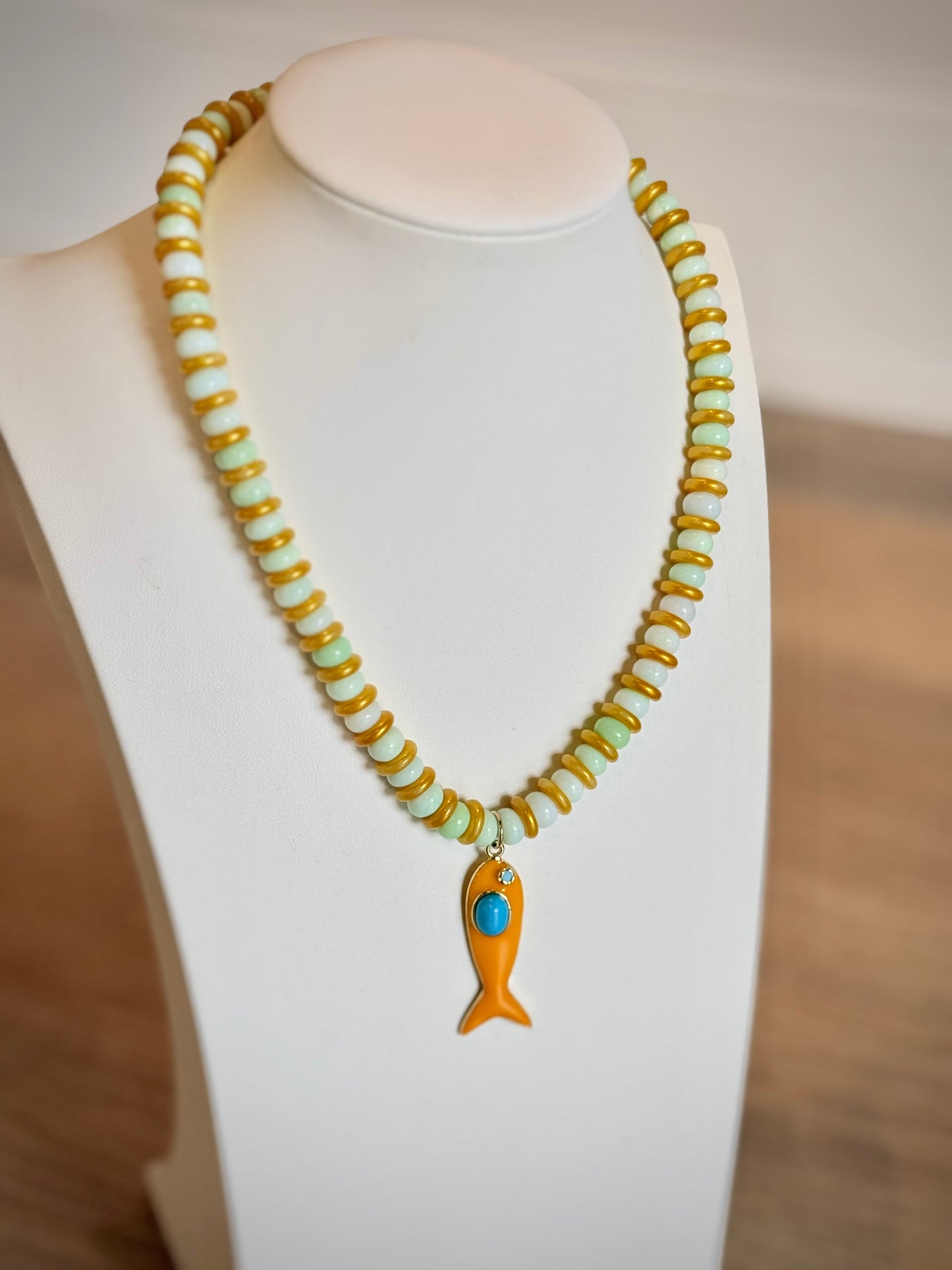 Striped Fish Necklace