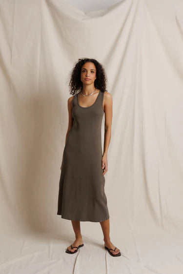 Edith High-Neck Dress