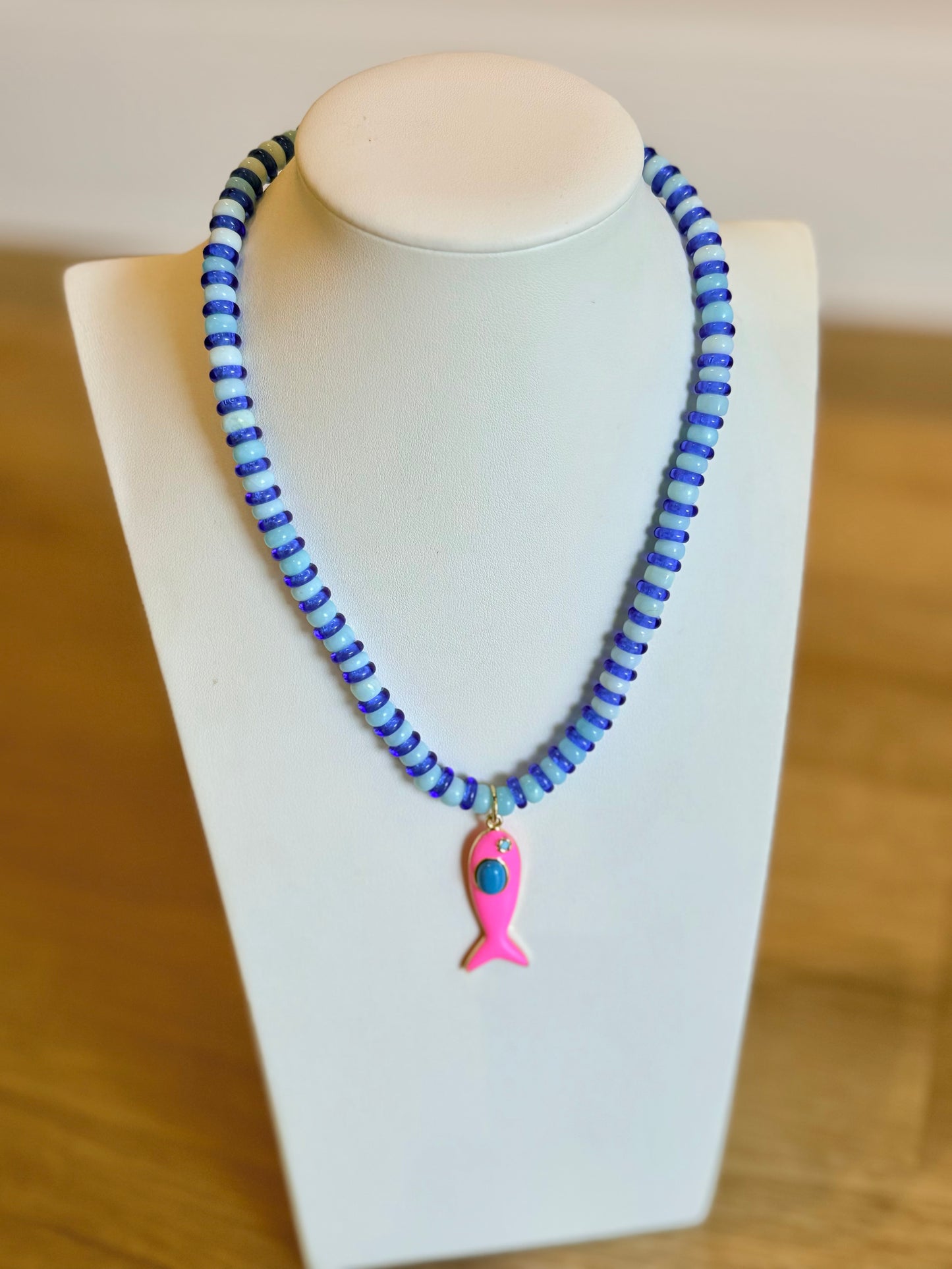 Striped Fish Necklace