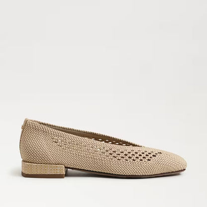 Kasey Knit Raffia Ballet Flat