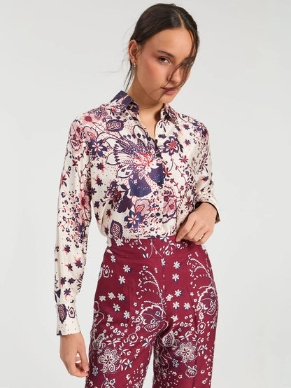 Star Flower Printed Shirt