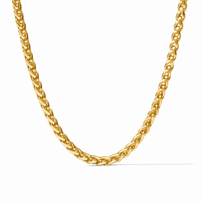 Cobblestone Link Necklace - Gold