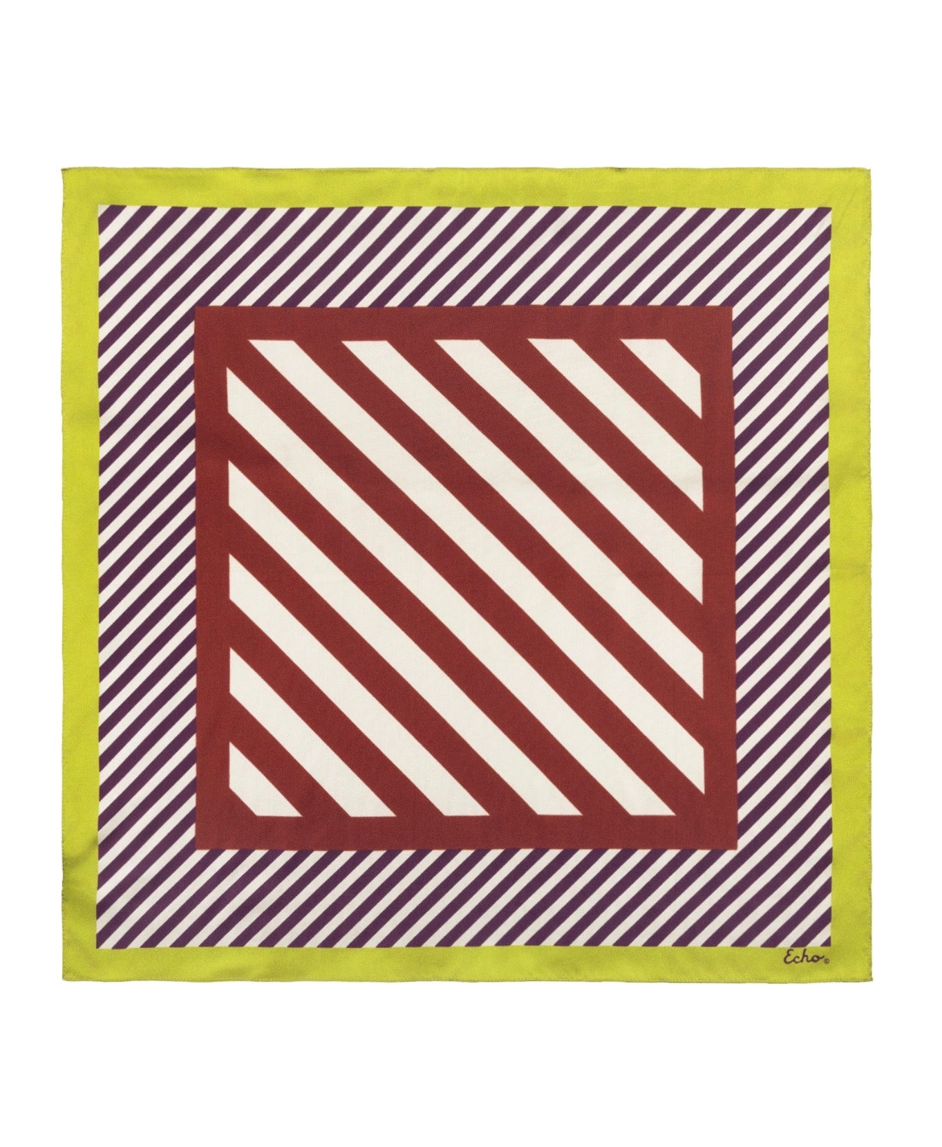 Stripes Silk Bandana