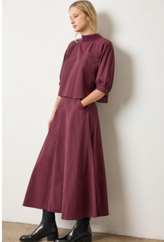 Seamed Maxi Skirt