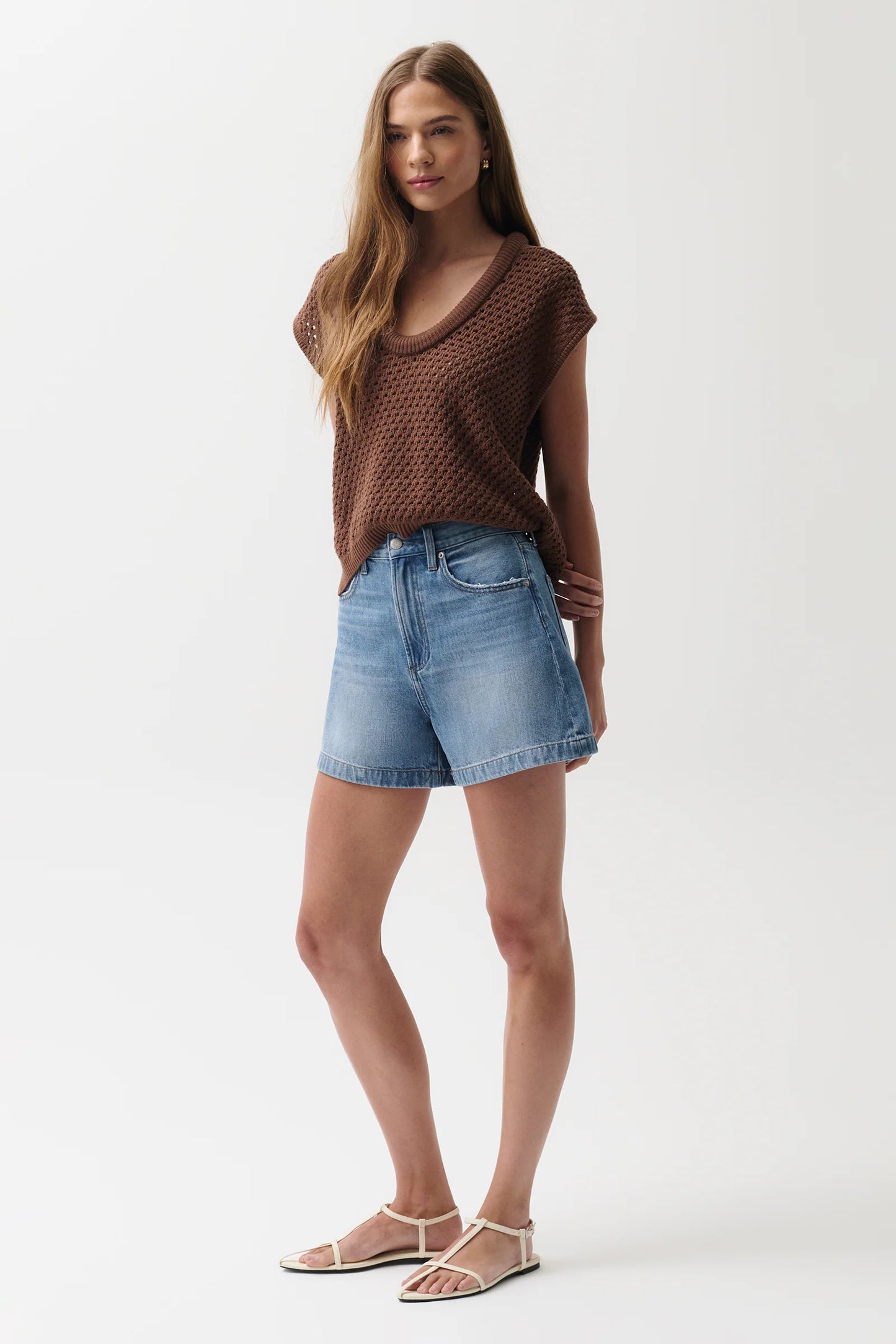 Saige High Rise A-Line Short