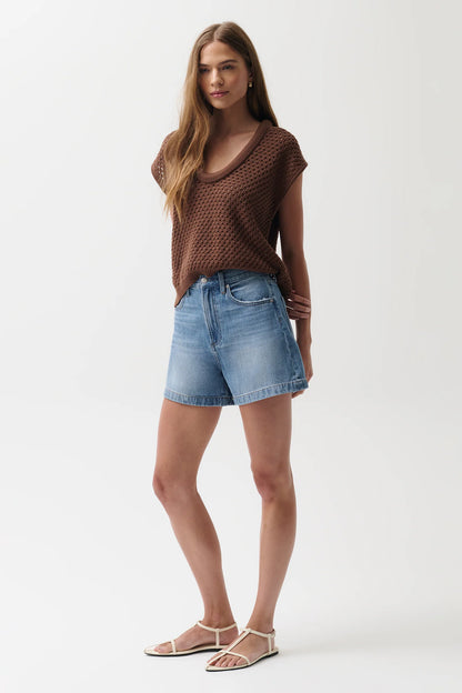 Saige High Rise A-Line Short