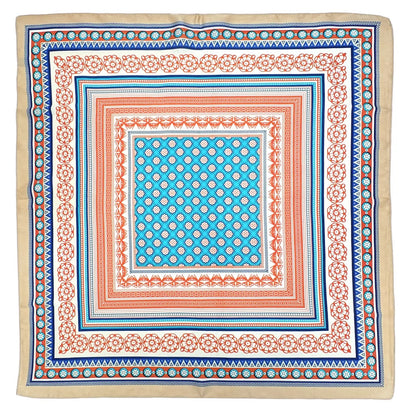 Boho Print Square Scarf