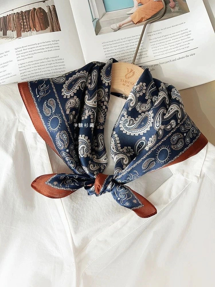 Silk Touch 70x70 Paisley Scarf