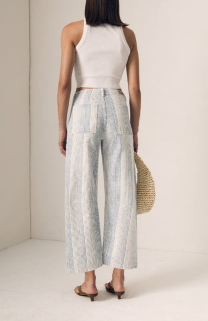 Striped Mid-Rise Utility Soft Barrel