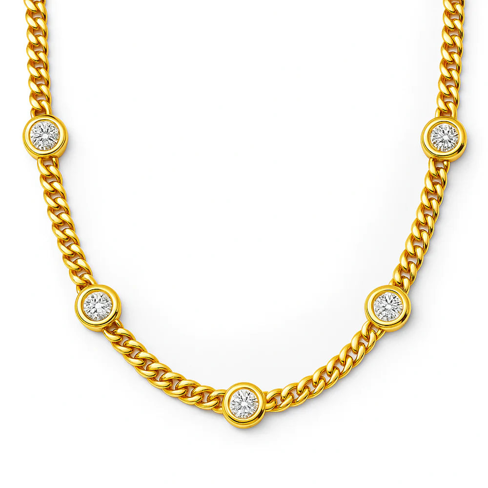 Ellery Bezel Chain Necklace