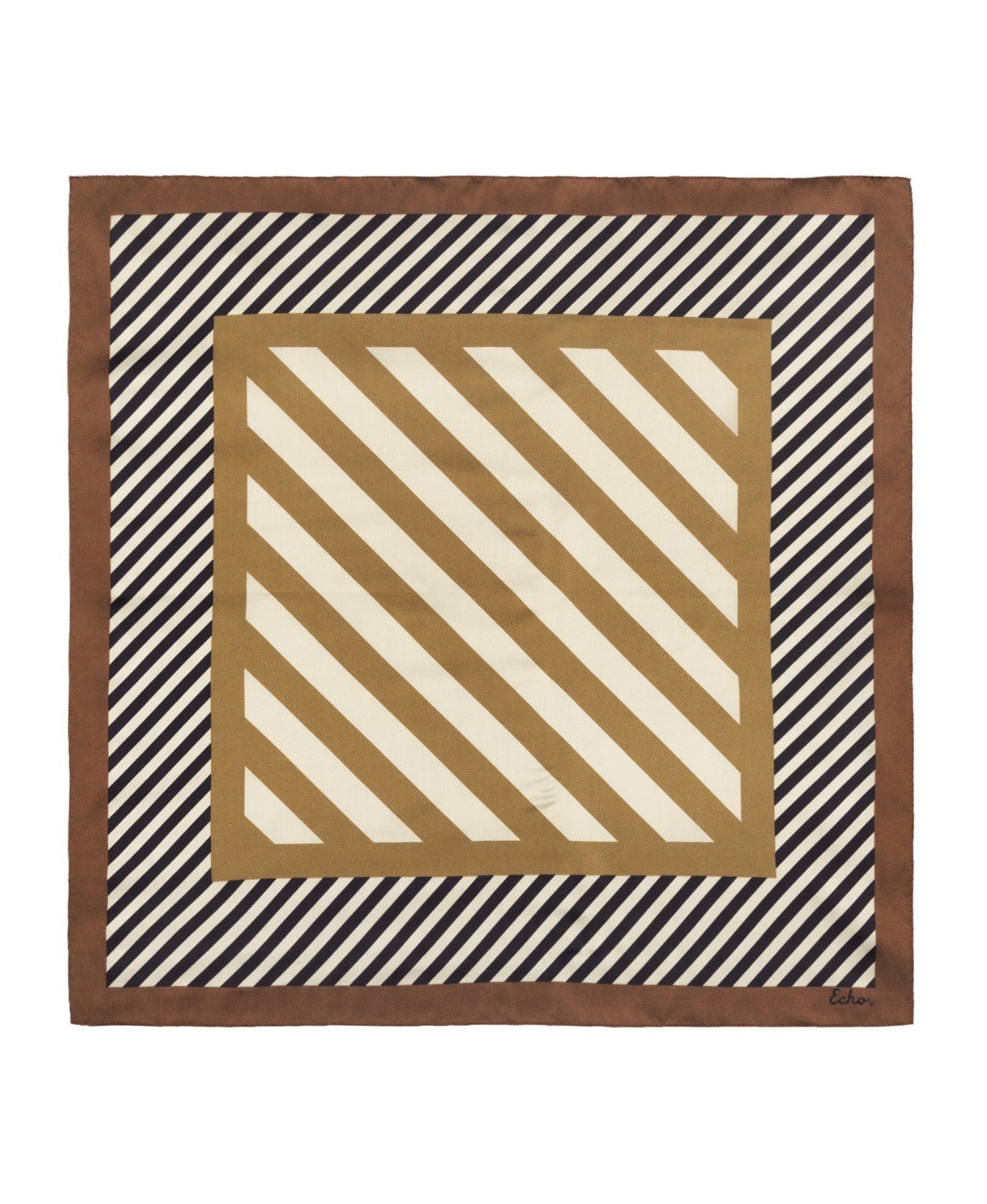 Stripes Silk Bandana