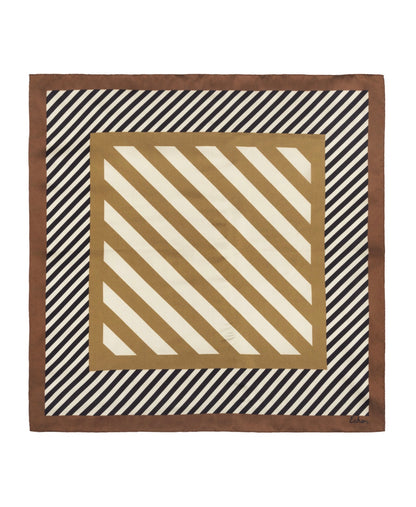 Stripes Silk Bandana