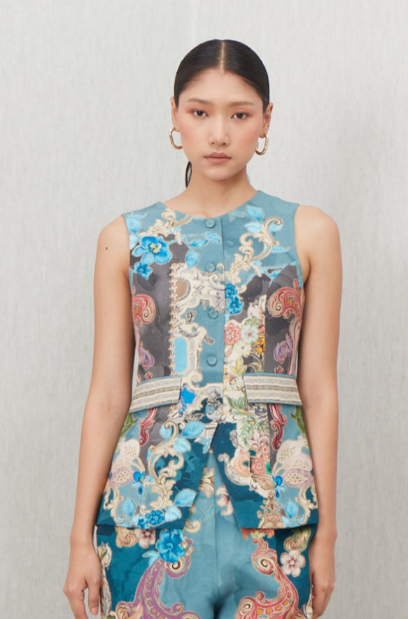 Soline Round Neck Waist Coat