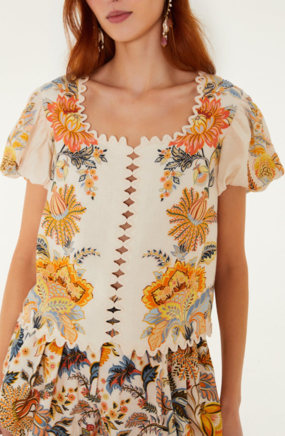 Ligia Short Sleeve Blouse