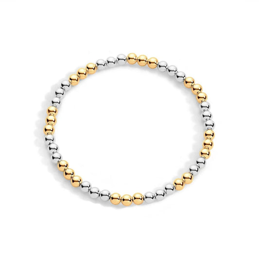 4mm mixed bracelet - GF & SS