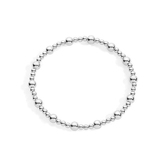 Ava 3&5mm pattern bracelet - SS