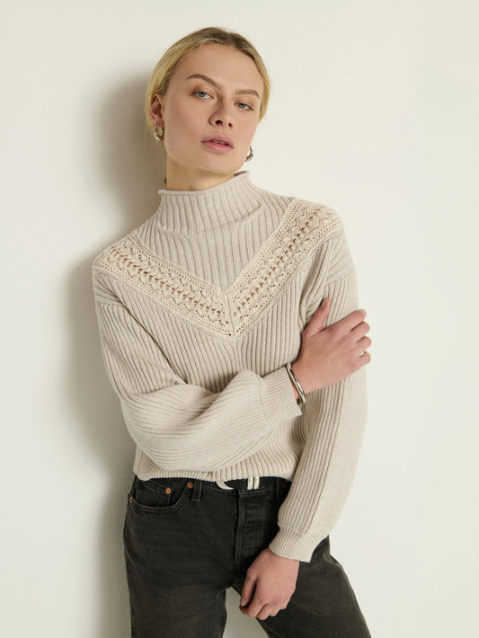 Cassandra Mock Neck Pullover