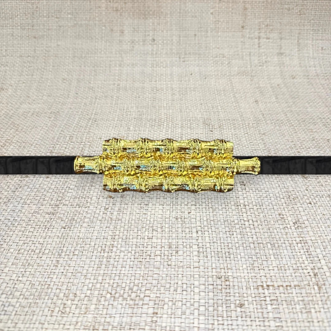 Triple Bamboo Belt Buckle