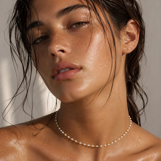 Sheena Dainty Pearl Choker