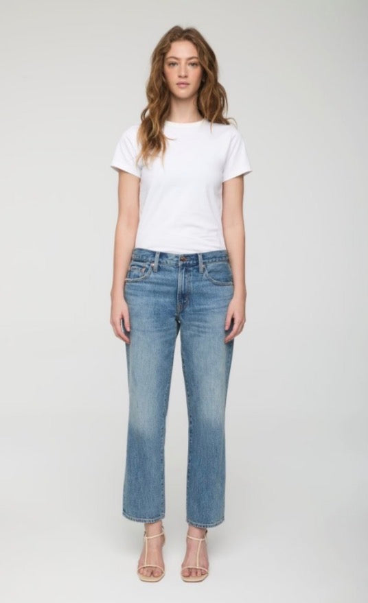 Issa Mid Rise Relaxed Ankle Straight