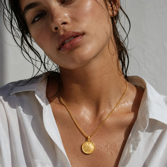 Catherine Blank Medallion Pendant