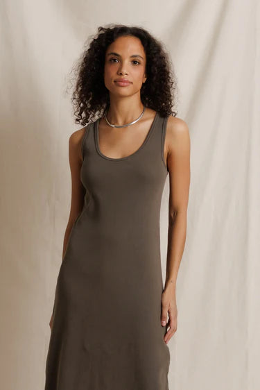 Edith High-Neck Dress
