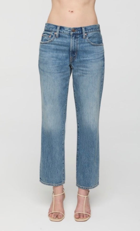 Issa Mid Rise Relaxed Ankle Straight