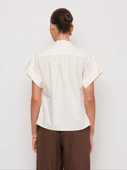 Olive Short Sleeve V-Neck