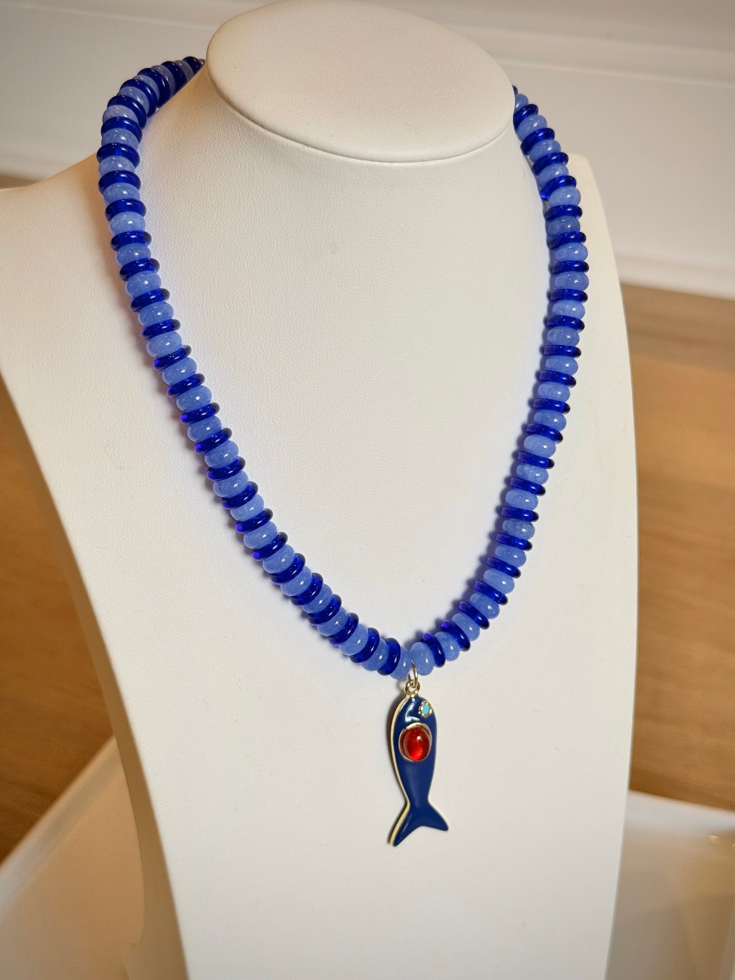Striped Fish Necklace