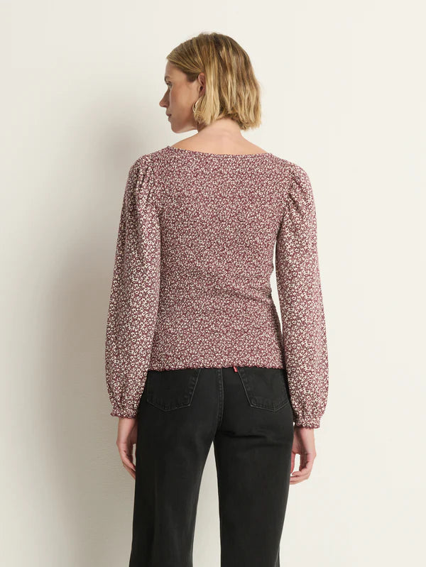 Aidan Smocked Blouse