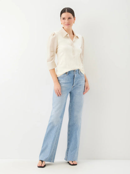 Camden Contrast Henley Top