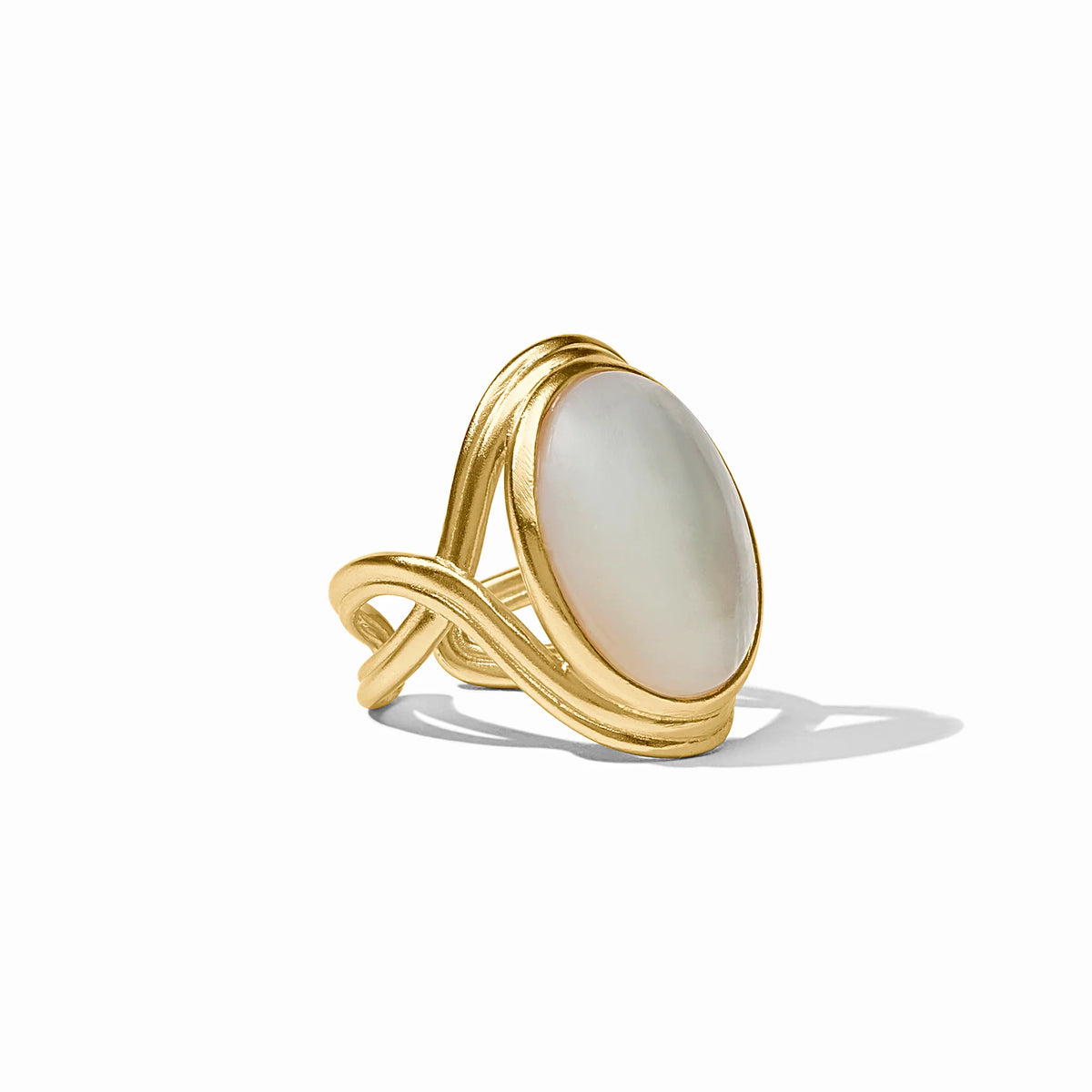 Mother of Pearl Essex Statement Ring