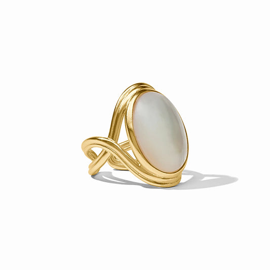Mother of Pearl Essex Statement Ring