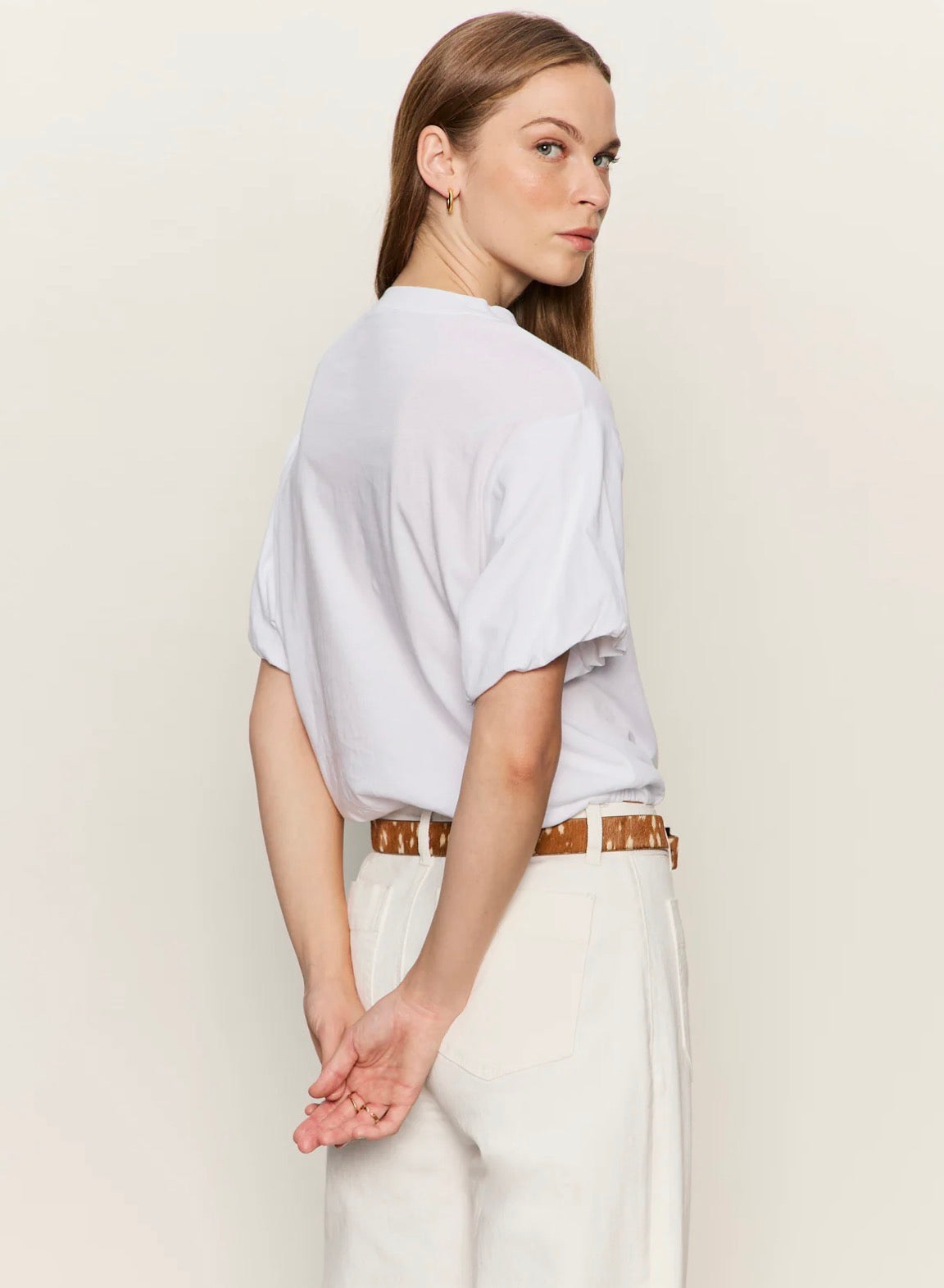 Pleat Bubble Tee