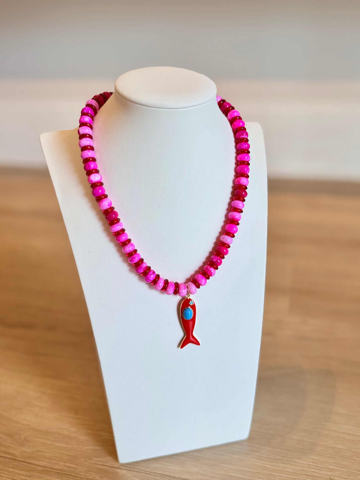 Striped Fish Necklace