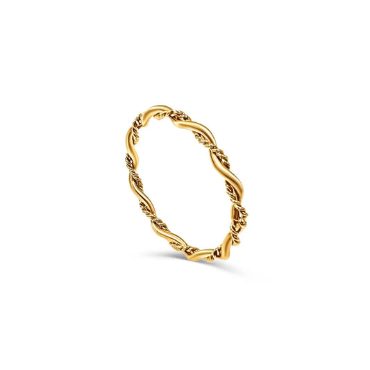 Aubrey Twist Ring - Gold