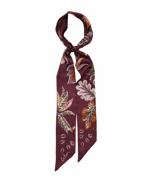 Falling Leaves Ribbon Scarf