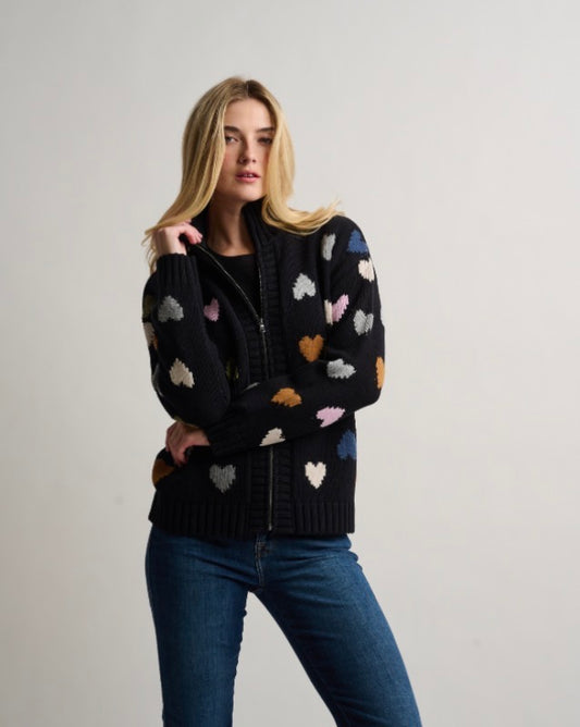 Love Zip Sweater