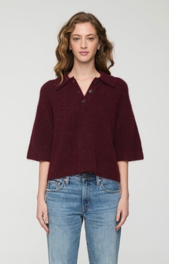 Nadya Boxy Polo Sweater