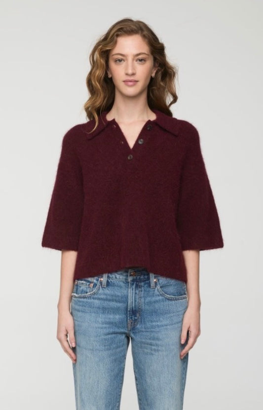 Nadya Boxy Polo Sweater