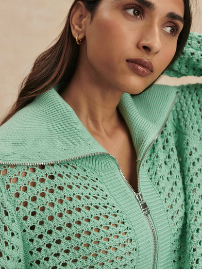 Eloise Full Zip Knit