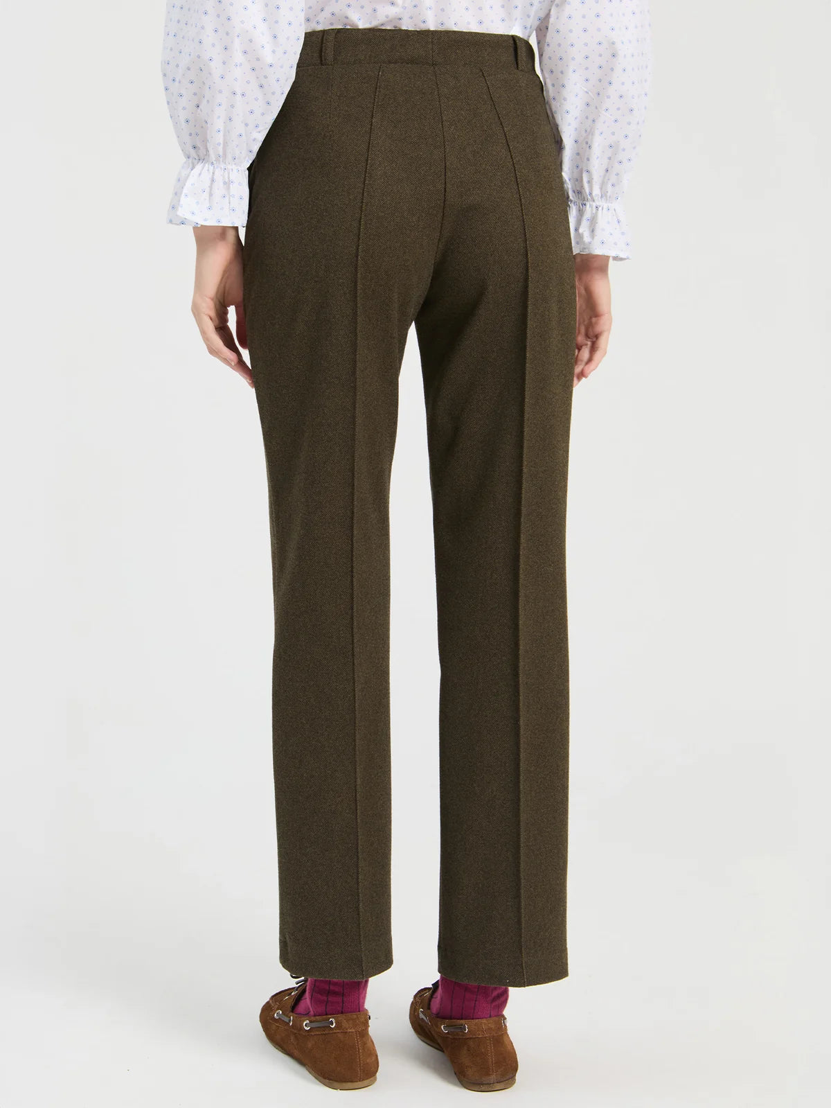 Green Flannel Trousers
