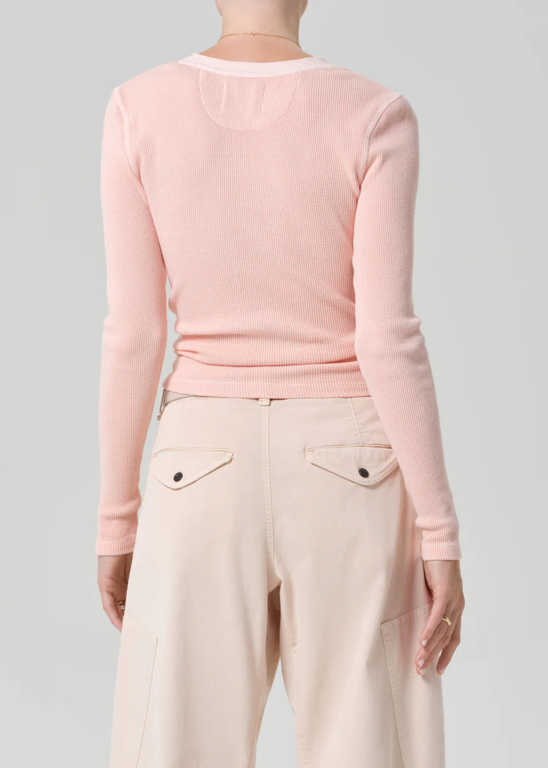 Drea Waffle Henley